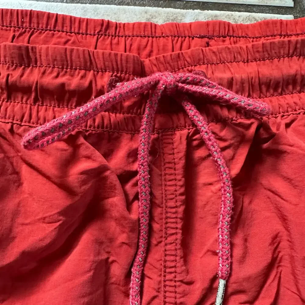 Tommy Bahama Relax Elastic Waist Swim Trunks Men’s Size XL Red Orange‎ Lined